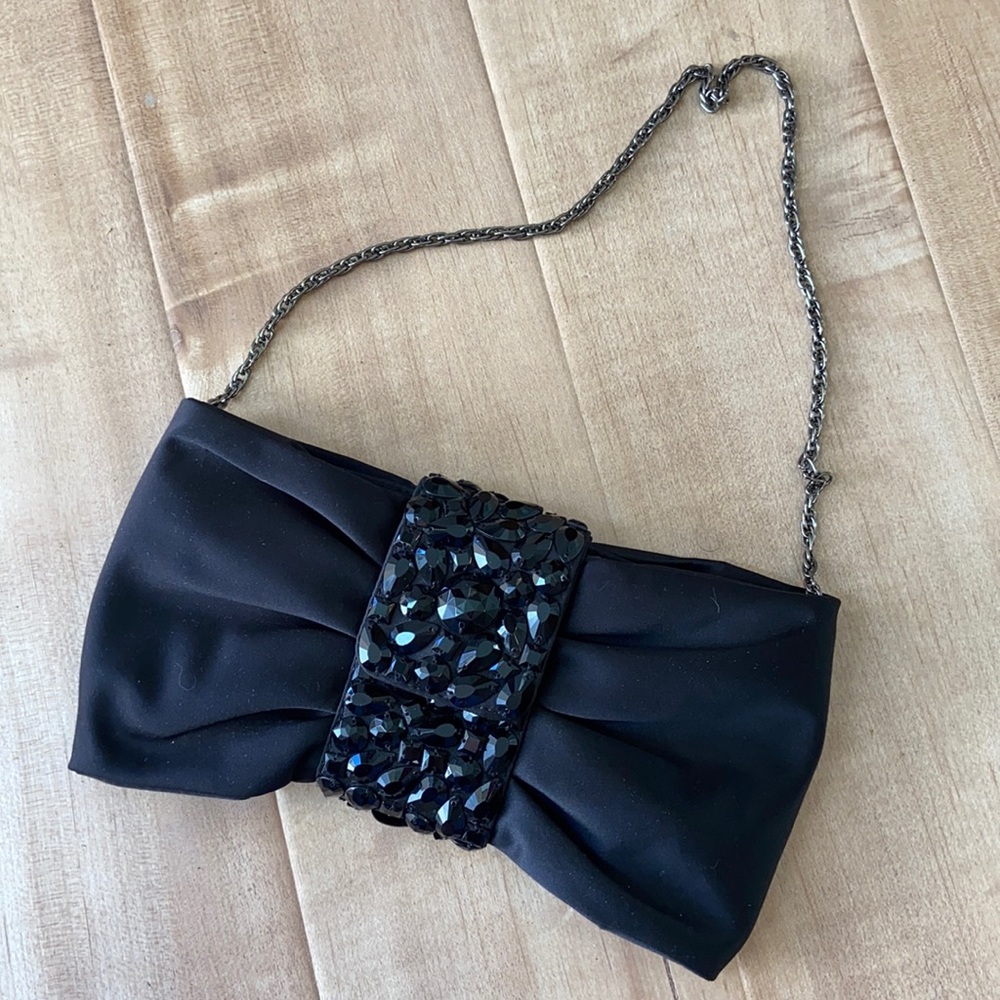 Bow tie bag, vintage, banana republic